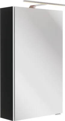Produktbild von Fackelmann SBC B.PARIS Spiegelschrank, Gäste-WC, LED, Schwarz matt, Elektrobox