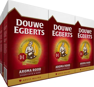Produktbild von Douwe Egberts - Aroma Rood GROB Gemahlener kaffee - 6x 500g