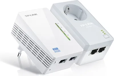 Produktbild von TP-LINK AV600 WLAN Powerline Extender KIT z gniazdem sieciowym