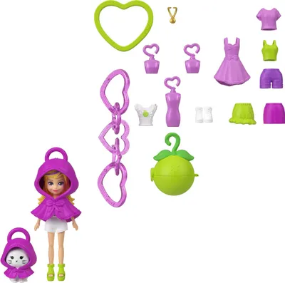 Obrázok produktu pre Polly Pocket JKR46, Malá bábika, Žena, 4 rok / roky, Chlapec / dievča, 210 mm, Viacfarebný