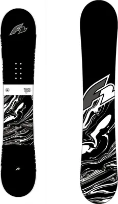 Produktbild von F2 Herren Snowboard Black Deck Freestyle 147 cm Schwarz 2024/25