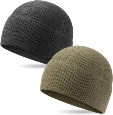 Productafbeelding van Hardloopmuts heren - Uni - Set van 2 - Fleece - Thermische ondermuts - Helmvoering