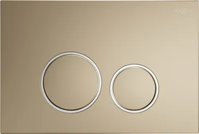 Produktbild von Mexen Fenix 05 Taste zur Betätigung der Spülung, Gold - 600504