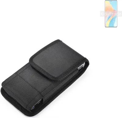 Produktbild von Holster Gürteltasche kompatibel mit Oppo Reno 8T 4G Holster Gürtel Tasche wasserabweisend Handy Hülle Schutz Hülle Outdoor schwarz K-S-Trade