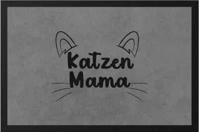 Produktbild von Katzen-Mama Fußmatte Katzenmama Geschenk Katzenliebhaber Katzenbesitzer Katzen Kätzchen