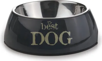Produktbild von Beeztees Hundenapf Best Dog grau, Größe:160 ml