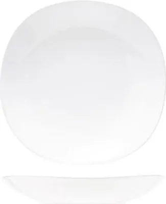 Immagine prodotto di Piatto fondo quadrato Kithira Bianco - P 21 cm