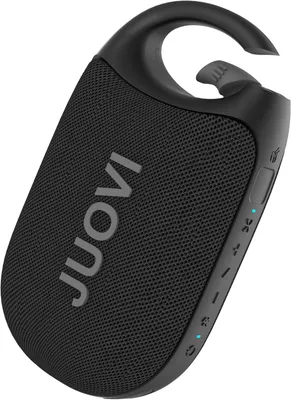 Productafbeelding van Draagbare Bluetooth-luidspreker, draadloos met stereogeluid, 24 uur batterijduur, krachtig geluid, Bluetooth 5.3, IP68 waterdicht, karabijnhaak voor gebruik buitenshuis