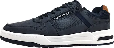Image de Tom Tailor : Chaussures de sport pour hommes, lacets, couleur bleue, style décontracté
