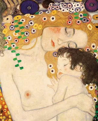 Produktbild von Legendarte - Kunstdruck auf Leinwand - Die Drei Lebensalter Einer Frau (Detail) Gustav Klimt - Wanddeko, Canvas cm. 50x60