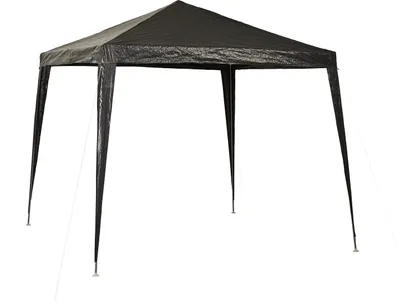 Produktbild von highfeld® Steckpavillon Pavillon Partyzelt Gartenzelt 3x3m grau Gartenzelt Gartenpavillon