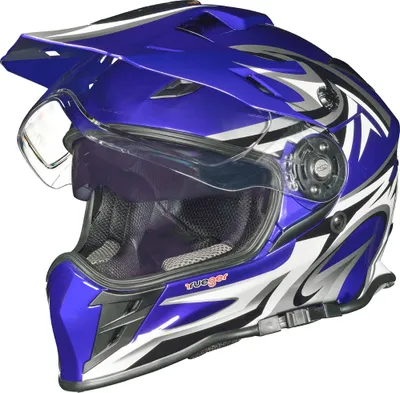 Produktbild von Crosshelme Endurohelm Kinderhelme Quad Trial Kinder Helm rueger RX-967 Blau V/RCK S (55-56)
