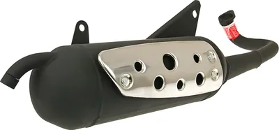 Obrázok produktu pre Výfuk Tecnigas Silent PRO, čierna farba, s certifikátom ABE, kompatibilný s modelom Aprilia SR 50