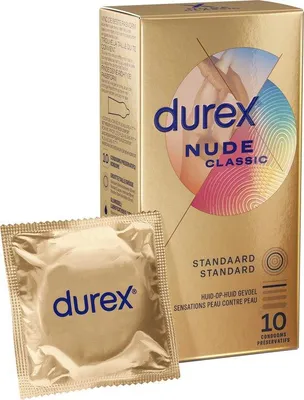 Produktbild von Durex Durex - Kondome Nude Haut-zu-Haut-Gefühl 10pcs - Ultra Thin