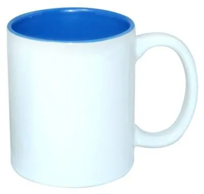 Zdjęcie produktu dla Kubek 330 ml z Morsko Niebieskim Wnętrzem Sublimacja Termotransfer