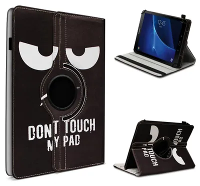 Produktbild von Schutzhülle für Samsung Galaxy Tab A6 10.1 2016 Tablet Hülle Tasche 360° DrehbarFarbe 360 Uni:Motiv 6