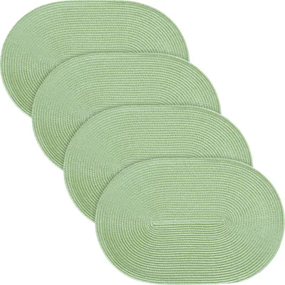 Produktbild von Erwin Müller Tischset Amadora" 4er-Pack jade oval 30x45 cm"