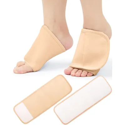 Produktbild von 2er Set Rizinusöl-Wickel für Füße – Bio-Baumwoll-Flanell, Klettverschluss, wiederverwendbar, Khaki