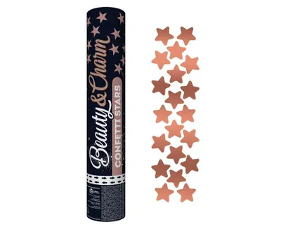 Produktbild von #KP30 B&C Pneumatisches Konfetti „Stern“ in Pinkgold