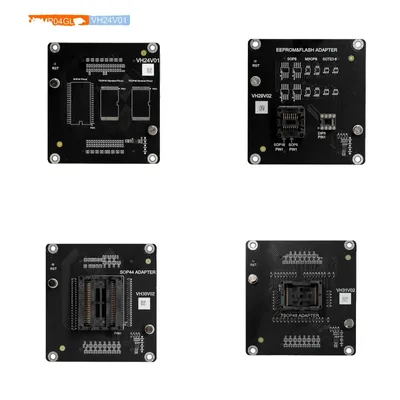 Immagine prodotto di Set di adattatori Xhorse, include SOP44, TSOP48, EEPROM e FLASH, , TUTTI e 4 gli adattatori