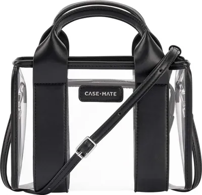 Image de Case-Mate Micro Tote Bag - Sac à bandoulière étanche (Midnight Black/Clear)