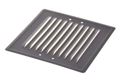 Immagine prodotto di Griglia di ventilazione Aqbau® con morsetti 165 x 165 mm Griglia di protezione dalle intemperie Griglia per l'aria di scarico (struttura in grigio grafite)