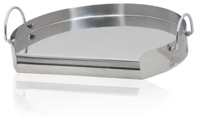 Produktbild von Grillplatte aus Edelstahl – Runde Grillplatte, Durchmesser 55 cm – Gewicht: 4,5 kg