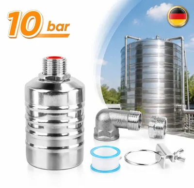 Produktbild von Automatisches Schwimmerventil Edelstahl Vollautomatische Wasserstandsregelung