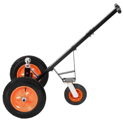 Immagine prodotto di VEVOR Rimorchio di assistenza alla mobilità, portata 544 kg, altezza regolabile 460 e 560 mm, pneumatici 386 mm, Acciaio al carbonio, per rimorchi mobili per roulotte