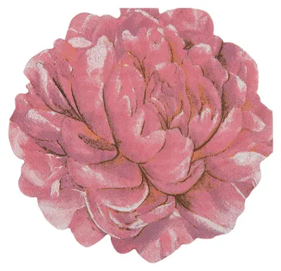 Produktbild von Clayre & Eef Servietten Papier 20er Set Blume 33x33 cm Rosa Papier
