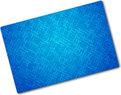 Produktbild von Tulup Glas Herdabdeckplatte - 80x52 cm - Glaskeramikkochfeld-Abdeckung Spritzschutz Glasabdeckplatte - Einteilig - Kunst: Modern & Klassisch - Abstraktes - Blau