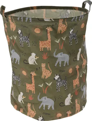 Obrázok produktu pre Detský úložný košík Safari 40x50 cm, zelený