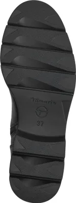 Produktbild von Tamaris Damen Stiefelette Schnürboots Reißverschluss Lack Zierschnalle 1-25289-41, Größe:38 EU, Farbe:Mehrfarbig