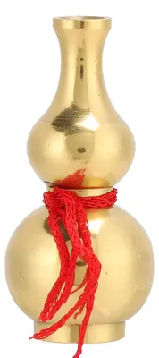 Obrázok produktu pre Mosadzná tekvica, symbol bohatstva, Feng Shui, prináša šťastie, dekorácia, ručná výroba, budhistické potreby