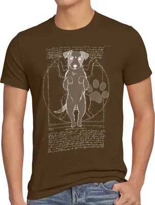 Produktbild von style3 Vitruvianischer Jack Russell Herren T-Shirt hund terrier