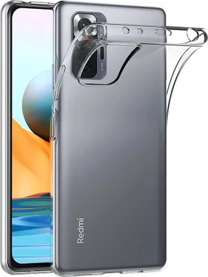 Image de Etui Redmi Note 10 Pro, étui de protection en TPU souple et transparent pour Xiaomi Redmi Note 10 Pro