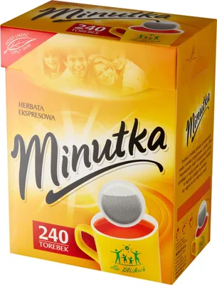 Productafbeelding van Zwarte thee Minutka, 240 theezakjes