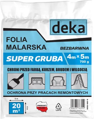 Image de Film De Peinture Super Épais Clair 4*5M 700G