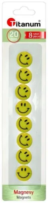 Obrázok produktu pre Magnety na tabuľu emotikony žlté