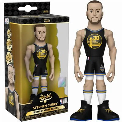 Produktbild von Funko Gold - Premium Vinyl Figure - NBA Golden State Warriors Steph Curry