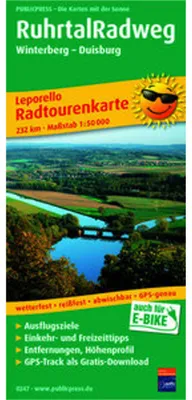 Produktbild von Ruhrtal-Radweg 1 : 50 000
