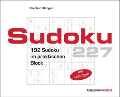 Produktbild von Sudokublock 227 (5 Exemplare à 2,99 EUR)