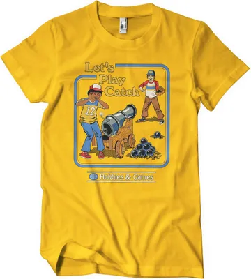 Produktbild von Let's Play Catch T-Shirt - Medium - Gold