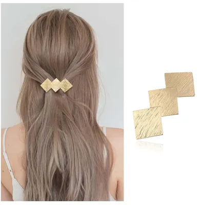 Productafbeelding van Gouden Geometrische Haarspeld voor een Chic Uiterlijk