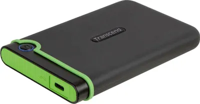 Produktbild von Transcend StoreJet 25M3C, 2 TB, 2.5", 3.2 Gen 1 (3.1 Gen 1), Schwarz, Grün