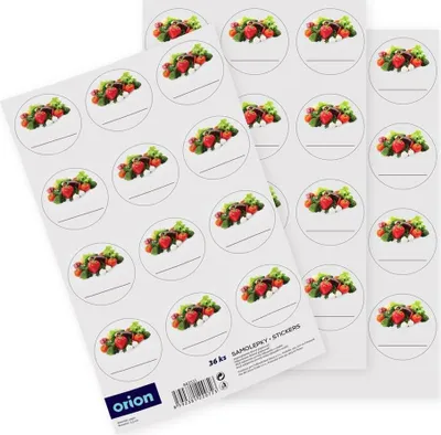 Produktbild von Selbstklebende Etiketten für Gläser 36 Stk.