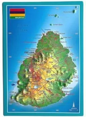 Produktbild von Reliefpostkarte Mauritius