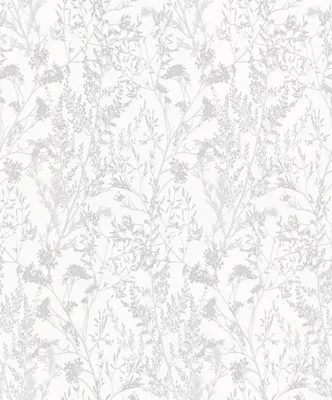Produktbild von Strukturtapete 10251-01 Vliestapete Blumen Floral 0.53 x 10.05 m Erismann Charisma Weiß
