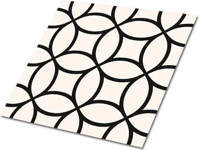 Obrázek produktu pro Geometrické Kruhy – Samolepicí Dlaždice – PVC Obklady – Vinylové Obklady – 3D Samolepicí Panely – Obklady do Kuchyně a Koupelny – Nálepky na Dlaždice – 9 kusů 30x30 cm
