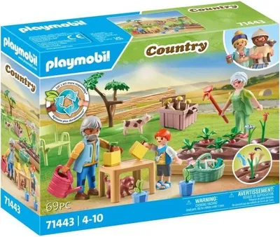 Produktbild von PLAYMOBIL 71443 Großeltern und Gemüsegarten, Country, Ab 4 Jahren, Biobasiert & Recycelt